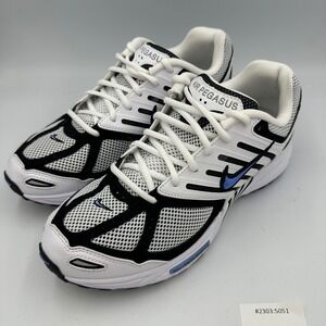 Nike Air Pegasus 2005 Running Shoes Mens 9 White Black Blue New NoBox HQ5403-100